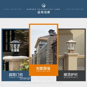 Modern Simple High Quality Decorative Glass Shade Outdoor Wall Lamp Fancy Led Wall Pack Light JML-WLL-C7003 thumbnail-4
