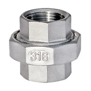 UNION F/F Stainless Steel Thread Union Price Stainless Steel Thread Fittings Wholesale thumbnail-1
