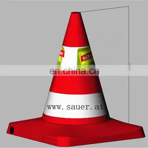 High Quality Customized Inflatable Traffic Cone , Inflatable Roadblock Snow Cone Model,Inflatable Roadblock Balloon For Project thumbnail-2