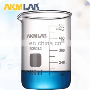 AKMLAB Glassware Pyrex 500ml Glass Beaker For Lab thumbnail-1