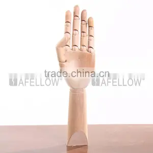 Glove Jewelry Display Flexible Wood Mannequin Hand for Sale thumbnail-3
