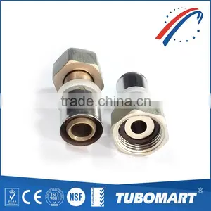 International Standard ISO 17484 Press Union Female Brass Gas Fitting for Heating System thumbnail-1