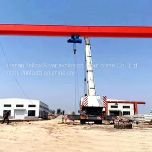 MH 4t Electric Gantry Crane，Outdoor Stockyard, Gantry Crane, Electric Hoist thumbnail-2