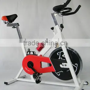 NEW HEAVY DUTY SPIN FLYWHEEL EXERCISE BIKE HOME FITNESS GYM LED MONITOR SB465 thumbnail-1