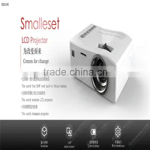 Black 2015 UNIC UC18 Mini Projector With HDMI TF Card USB CVBS LED Proyector for Home Theater Cinema Pico thumbnail-1