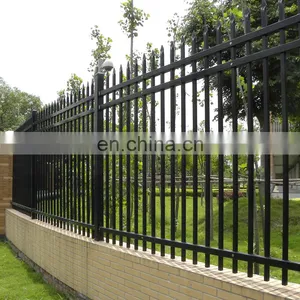 Railing Designs Clearvu Anti Climb Steel Security Wrought Iron Fence From China Factory thumbnail-4