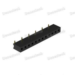 Denentech 2.00mm Pitch Single Row Female Header SMT U Type Connector thumbnail-3
