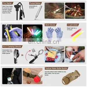 Tactical First Aid Kit Bag Emergency Survival Gear Outdoor Survival Kit thumbnail-5