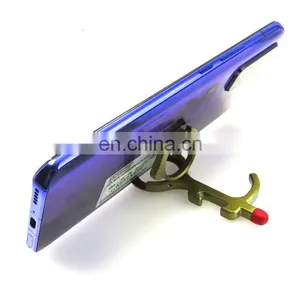 Multi-Tool Phone Stents Hands Free Touchless No Touch Screen Stylus Door Opener Keychain With Bottle Opener thumbnail-3