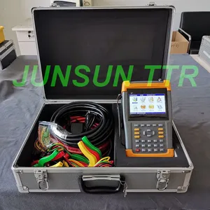 Handheld Portable Type Transformer Turns Ratio Tester, Multifunctional Three-Phase TTR Meter for Scott Transformer thumbnail-1