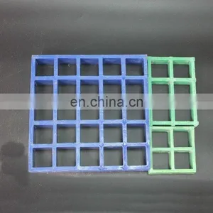 Anti Slip Walkway Grille Glass Fiber Slot Grille Mini Mesh Fiberglass Grating thumbnail-2
