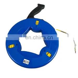 Fiberglass Fish Tape 30m 45m 60m 75m Steel Fiberglass Cable Puller Electric Puller Tools Cable Wire Puller thumbnail-2