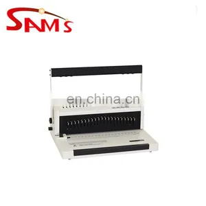 SBM-C20A Heavy Duty Desktop A4 Comb Notebook Punching and Binding Bill Binding Machine Bright Office Stapler thumbnail-2