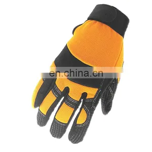 Construction Scaffolding Mechanics Synthetic Leather Hand Protective Gloves Touchntuff Saftey Gloves thumbnail-4