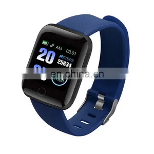 Blood Pressure Heart Rate Monitor D13 Watch Smart Bracelet 116 Plus thumbnail-3