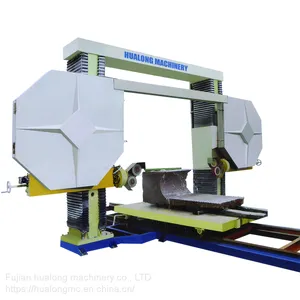 Hualong Machinery HLSJ-2000 5 Axis CNC Bridge Single Mono Wire Saw Stone Cutting Machine for Granite Marble Shaping thumbnail-3