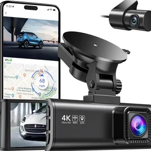 4K/2.5K Full HD Car Dash Camera for Cars, Built-in Wi-Fi GPS,Night Vision,Wide Angle Loop Recording,24H Parking Monitor thumbnail-1