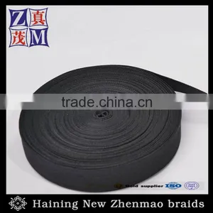 100% Polyester Black Inelastic Ribbon thumbnail-1