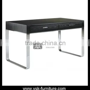 DK-025 Hotel Room Elegant Black Stainless Steel Writing Desk thumbnail-1