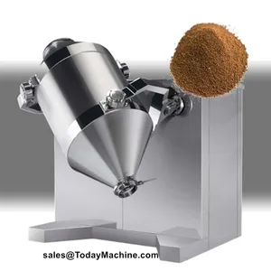 Three Dimensional Food Rotating Drum Cosmetic Powder Swing Mixing Machine Equipment thumbnail-2