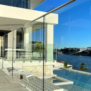 Tempered Glass Pool Fences 6mm 8mm 10mm 12mm for Pool Fence / Balustrade /Tempered Glass for Swimming Pool Fencing thumbnail-3