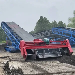 Track-type Reclaimers for Granular Materials, Gravel Scraping Conveyors, Remote-controlled Scraping and Loading Machines thumbnail-1