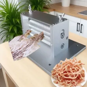 Stainless Steel Hand-operated Squid Press Machine - Adjustable Mesh Dry Squid Processing Machine Upgrade Version thumbnail-3