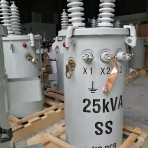 25kVA Single Phase Amorphous Metal Transformer With Low No-Load Loss for Utility Poles thumbnail-3