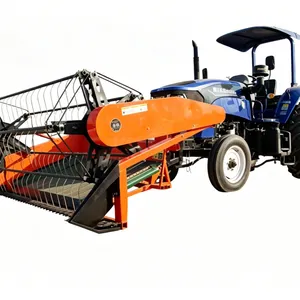 Combine Harvester Universal Rapeseed Reaper Header With Reel & Belt Conveyor Cutting Header for Wheat Cumin Grain Crops thumbnail-1