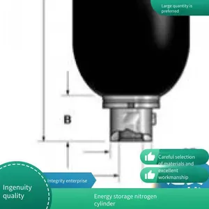 Wholesale of Stainless Steel Accumulators, Bladder Accumulators, Energy Storage Nitrogen Cylinders. Skilled Craftsmanship and Customizable. thumbnail-2