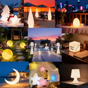 Modern LED Waterproof Drop Shape White Shade Floor Lamp Art Deco Design for Indoor/Outdoor Use 3000/4000/6000K thumbnail-4