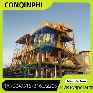 Corrosion-Resistant Titanium Double-effect MVR Evaporator for Chemical Concentration thumbnail-4