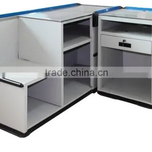 FOSHAN JIABAO JB-024 Wooden Retail Supermarket Cash Counter thumbnail-1