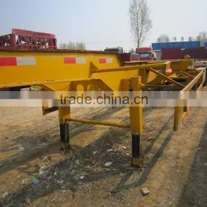 Used Good Condition Truck Trailer/ Secondhand Low Flatbed Truck Trailer in Top Performance thumbnail-3