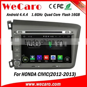 Wecaro Android 4.4.4 Car Multimedia System for Honda Civic BT Gps 3g Wifi TV 2012 2013 Quality Choice thumbnail-1