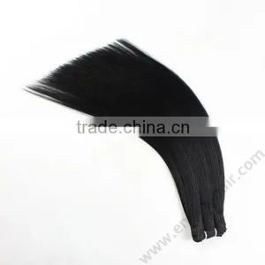 Hot Selling no Shedding Cheap Unprocessed Virgin Mongolian Light Yaki Hair thumbnail-2