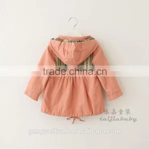 2016 New Design Fashion Children Girls Coat Three Colors Cotton Winter Coat Kids Overcoat thumbnail-6