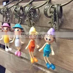 Small Human Figure Plastic Key Chain Link Toys Connecting Toys thumbnail-3