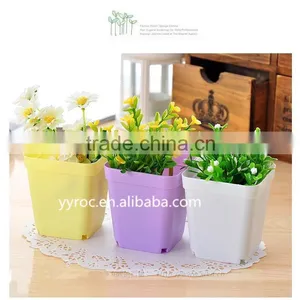 Square Balcony Plastic Pot thumbnail-1