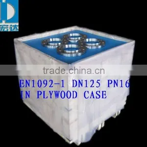 EN 1092-1 PN16 DN125 Carbon Steel SO Forged Flange Packed in Plywood thumbnail-1