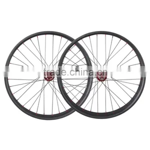 26er Carbon Fatbike Rims 90mm Width Clincher Tubeless Ready Fat Bicycle Wheels thumbnail-1