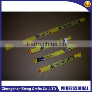 Promotion Typical Thread Woven Cloth Wristband for Festival Days Quality Choice thumbnail-1