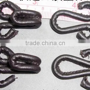 Real Leather Covered Hook and Eyes Closures thumbnail-2