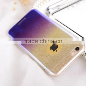 Gradient Glitter Rhinestone Bling Case for IPhone 6Plus Soft TPU Rubber Back Cover for IPhone 6s Plus SLD Star Series MT-5804 thumbnail-3