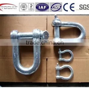 Electrial Galvanized European Standard D and Bow Shackle thumbnail-2