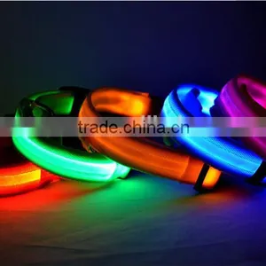 Pet LED Dog Collar LED Flashing Glow LED Dog Cat Collar thumbnail-2