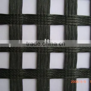 Short Fiber Warp Knitted Polyester Geogrid thumbnail-1