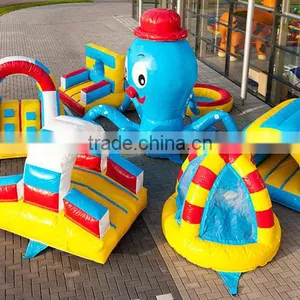 Funny Adult Inflatable Obstacle Course Inflatable Octopus Playground for Sale thumbnail-6