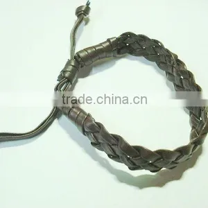 Braided Leather Bracelets thumbnail-1