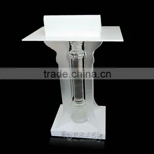 Modern Clear Color Acrylic Church Speech Podium thumbnail-2